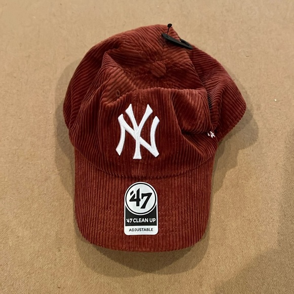 Accessories - This is a brand new New York brown corduroy hat.